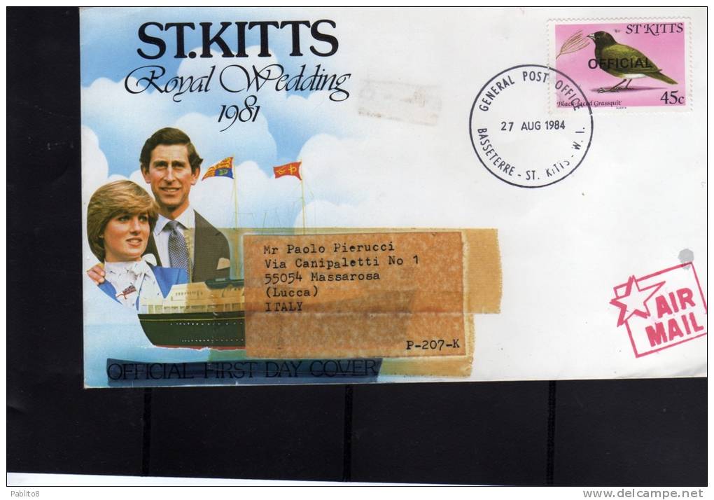 ST. KITTS 1984 OFFICIAL - St.Kitts En Nevis ( 1983-...)