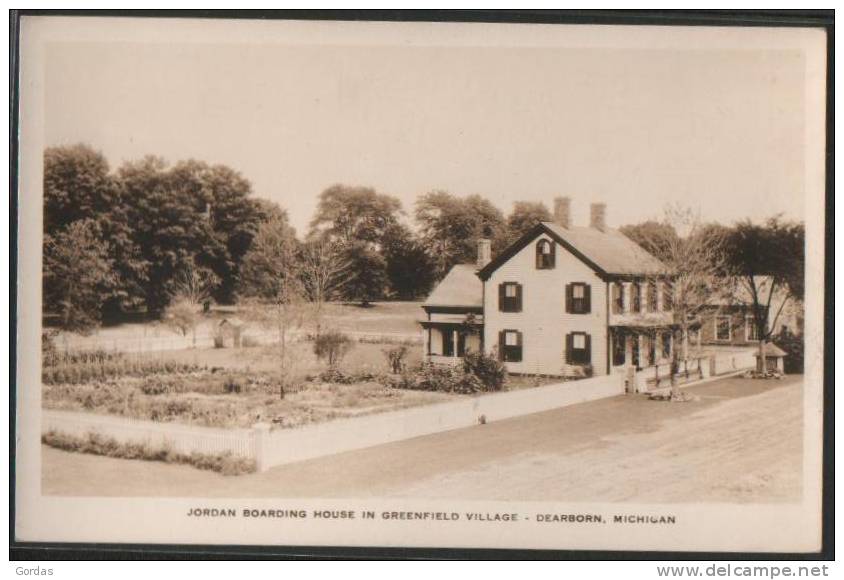 US - Michigan - Dearborn - Jordan Boarding House - Dearborn