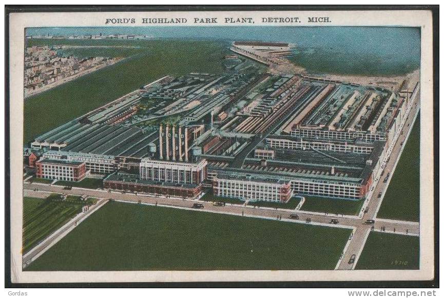 US - Michigan - Detroit - Ford Factory - Ford's Highland Park Plant - Detroit