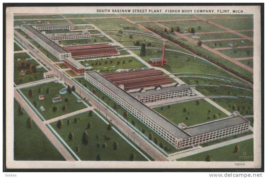 US - Michigan - Flint - South Saginaw Street Plant - Fisher Body Company - Flint