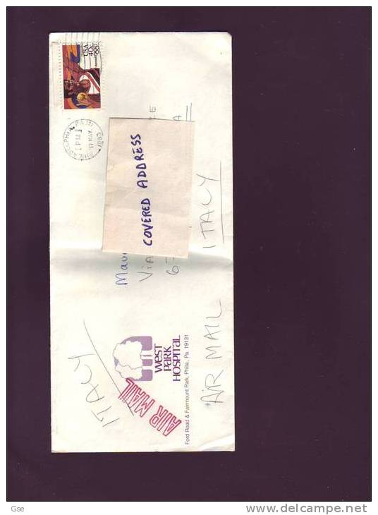 STATI UNUTI  1983 - Lettera Per L´Italia - - Postal History