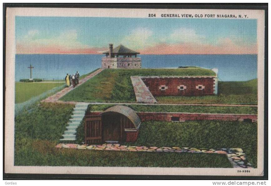 US - New York - Youngstown - Old Fort Niagara - General View - Buffalo