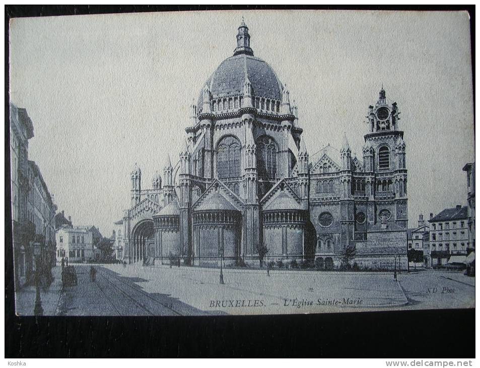 BRUSSEL - Bruxelles - église Sainte Marie - Niet Verzonden - Non Envoyée - ND - LO 3 - Marchés