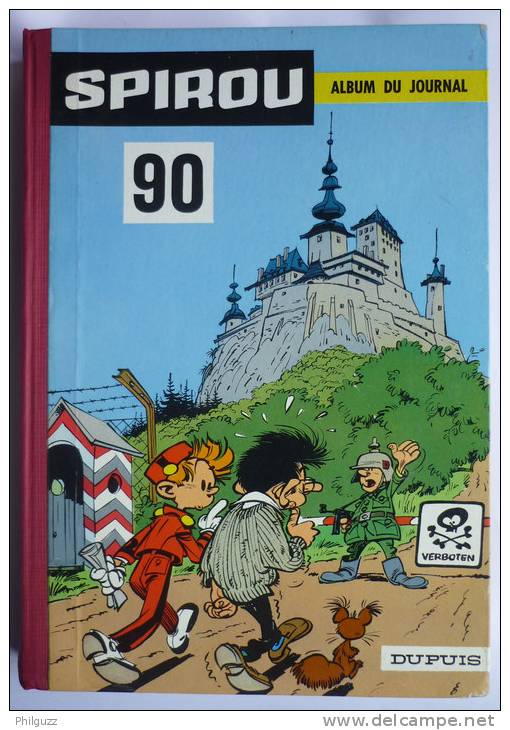 SPIROU RECUEIL ALBUM N° 90 N° 1316 à 1328 1963 - Spirou Magazine