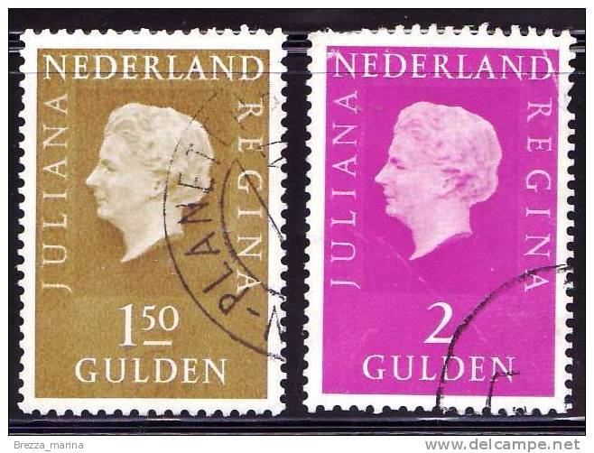 OLANDA - Nederland - USATO - 1969-73 - Regina Giuliana - Used Stamps