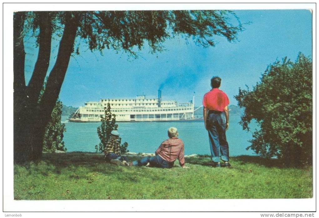 USA – United States, Steamboat On The Mississippi At Hannibal, Missouri, 1964 Used Postcard [P7998] - Other & Unclassified