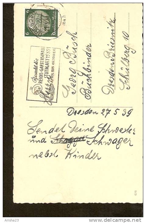 5k. Frohe Pfingsten - 1939 - Pentecôte