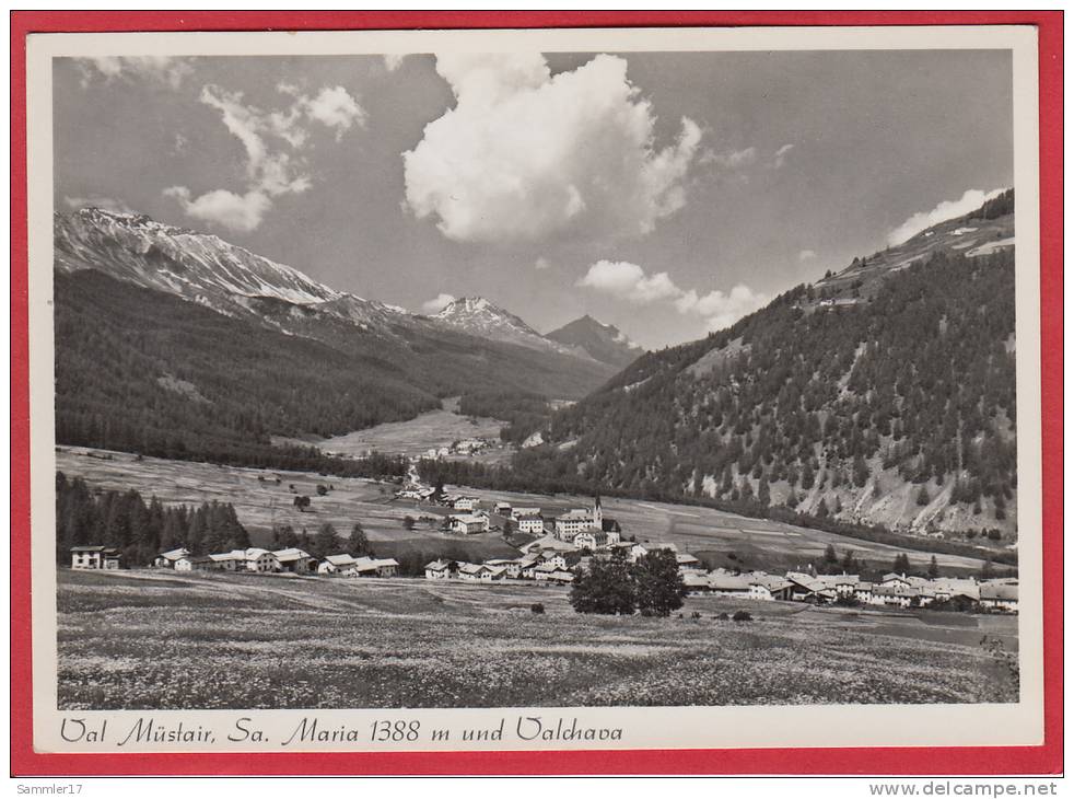 VAL MÜSTAIR, SA. MARIA UND VALCHAVA, GROSSFORMAT - Valchava