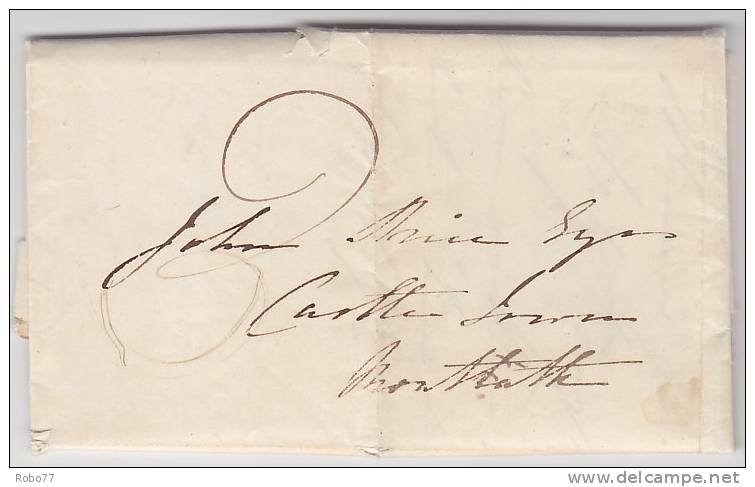 1837 USA Letter.  (L07001) - …-1845 Prephilately