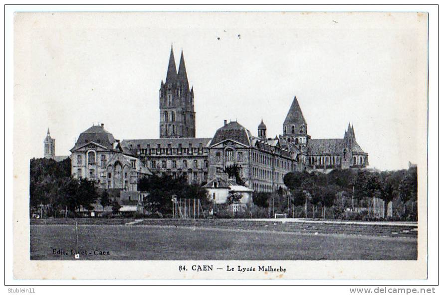 Caen (Calvados) Le  Lycée Malherbe. - Caen