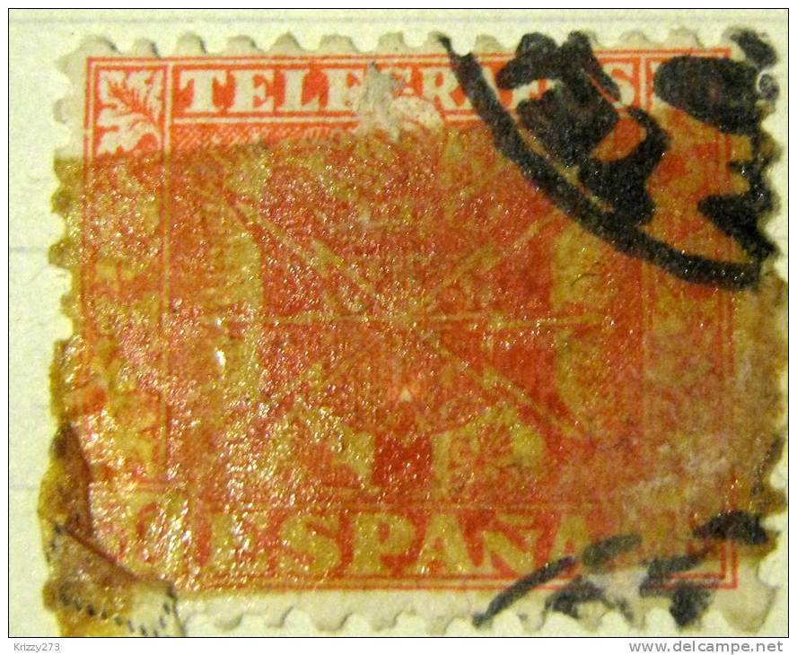 Spain Telegraph Stamp 50 - Telegramas