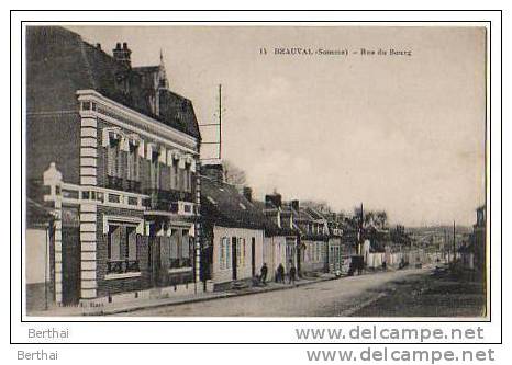 80 BEAUVAL - Rue Du Bourg - Beauval