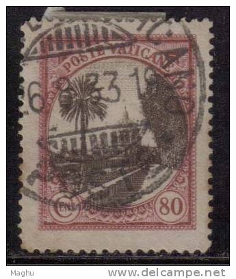 Vatican Used 1933, 80c Garden - Used Stamps