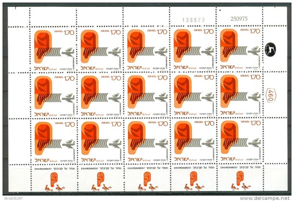 Israel SHEET - 1975, Michel/Philex No. : 658, Perforation 13:13 - ULtRa RaRe - BOGEN - MNH - *** - - Hojas Y Bloques