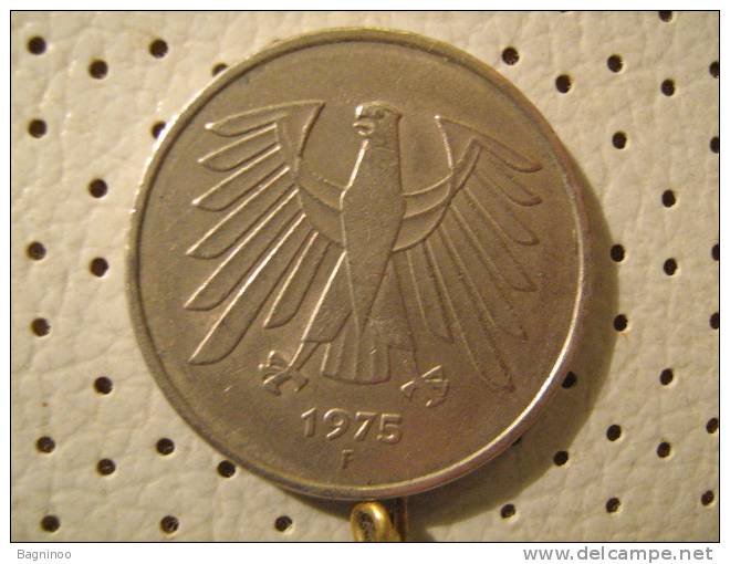 GERMANY  5 Mark 1975 F # 6 - 5 Marcos