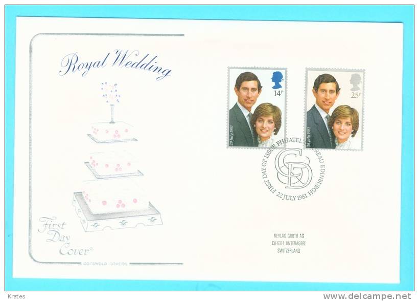 Letter - Great Britain, FDC - 1981-1990 Decimal Issues