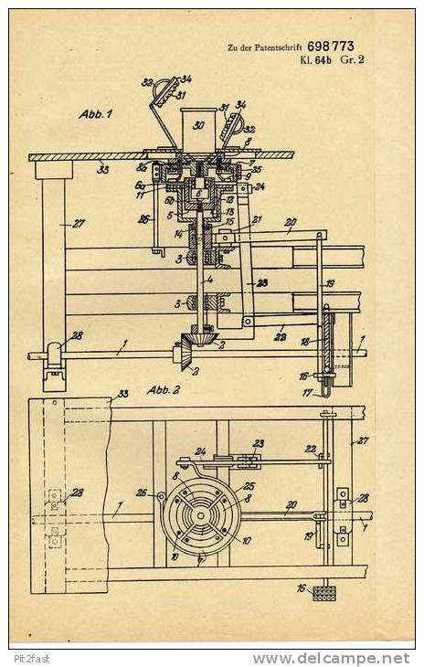 Original Patentschrift - Felix Dobe In Rügenwalde / Dar&#322;owo , 1938, Dosen - Putzapparat !!! - Tools