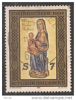 AUSTRIA OSTERREICH  7 SCELLINI 1997 USATO - Used Stamps