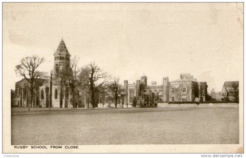 RUGBY SCHOOL - OLD ENGLISH POSTCARD - UNCIRCULATED - J.H. PEPPERDAY. - Other & Unclassified