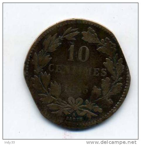 - LUXEMBOURG . 10 C. 1855 - Luxemburg