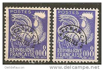 FRANCE - Yvert - 119** + 119 - Cote 1.20 € - 1953-1960