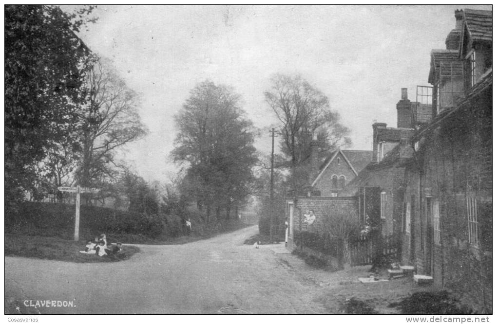 CLAVERDON - OLD ENGLISH POSTCARD - CIRCULATED 1905 - J. STANLEY TUDOR PRESS - Autres & Non Classés