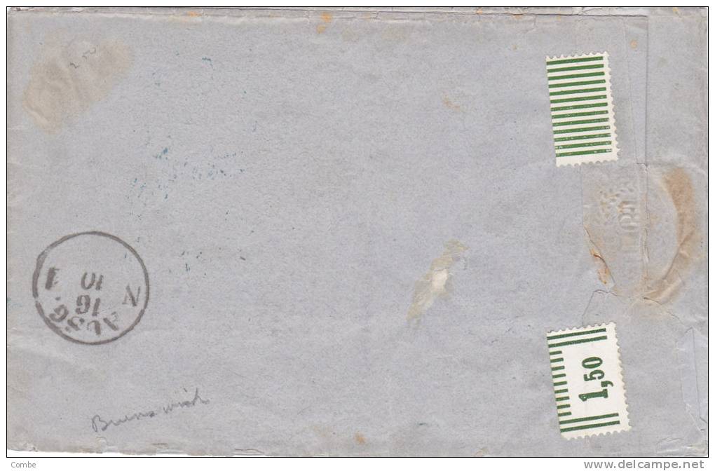1859, Sehr Netten Brief, Braunschweig, Paar Mi 6, 1Sgr, Wolfenbüttel -  Aschersleben    /331 - Brunswick