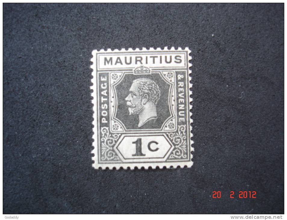 Mauritius 1921  K.George V   1c    SG223    MH - Mauritius (...-1967)