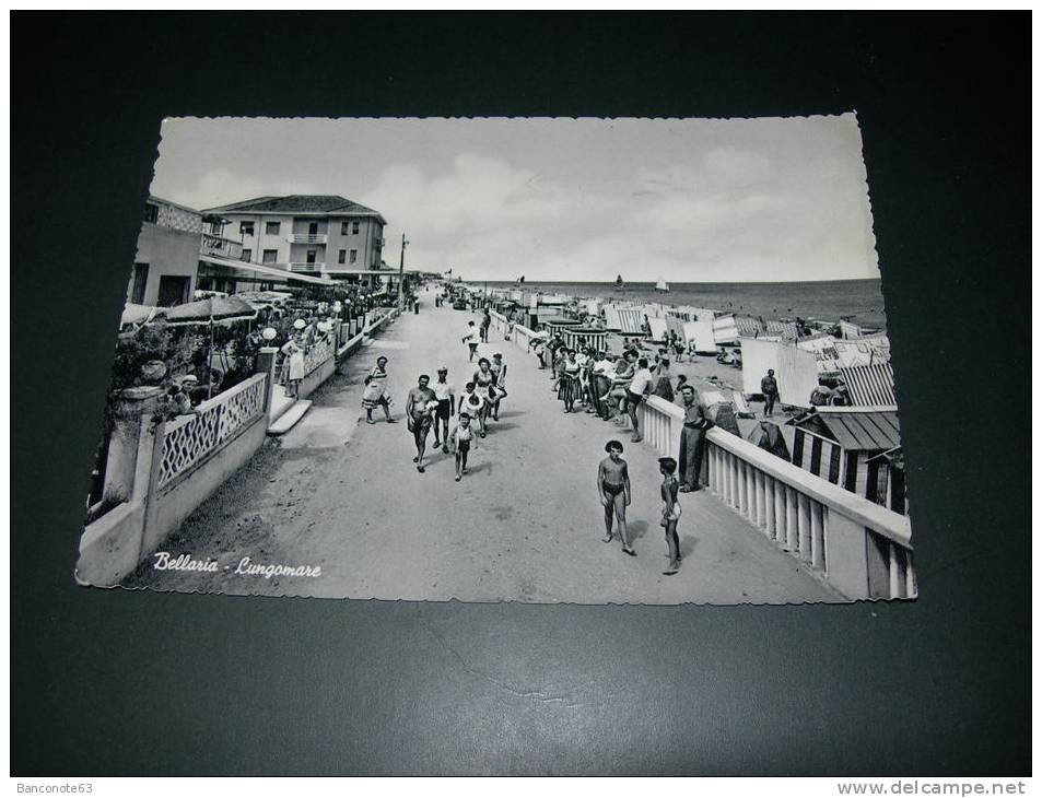 Bellaria.  Lungomare.  Viaggiata  1955.   903 - Rimini