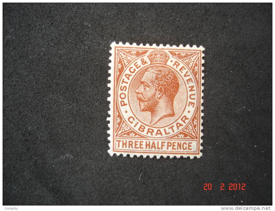 Gibraltar 1921    K.George V   11/2d     SG91   MH - Gibraltar