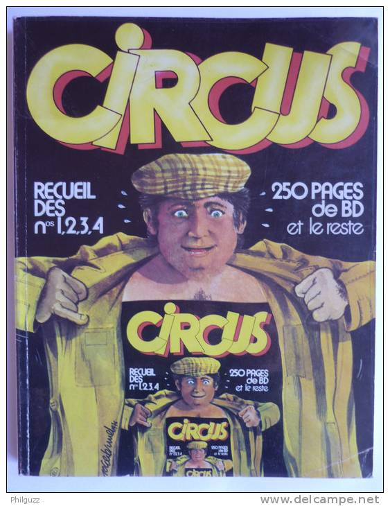 RECUEIL - ALBUM Magazine CIRCUS N° 1 ( 1 à 4 )  1975 - Circus