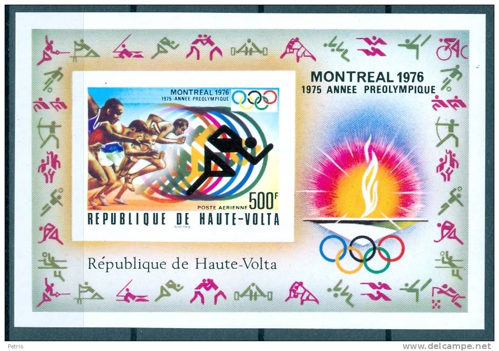 Alto Volta 1976 Olympic Sports Imperforated MNH - Lot. A209 - Alto Volta (1958-1984)