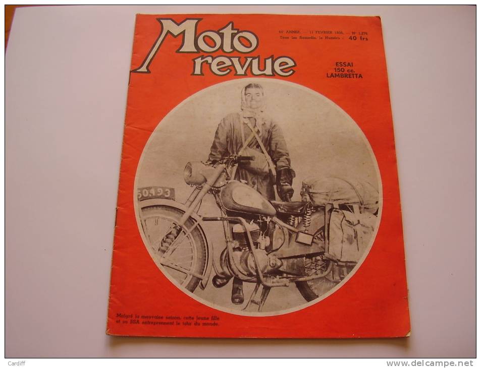 Moto Revue 1276 De 1956 : Essai 150 Cc LAMBRETTA . MV Agusta. L´électricité. Ariel - Motorfietsen