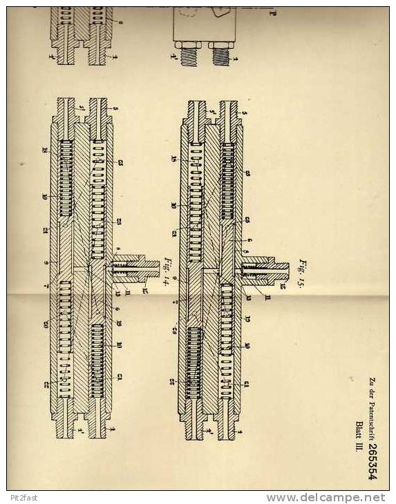 Original Patentschrift - G. Constantinescu In London ,1913 , Gasgewinnung Aus Zylindern !!! - Cars