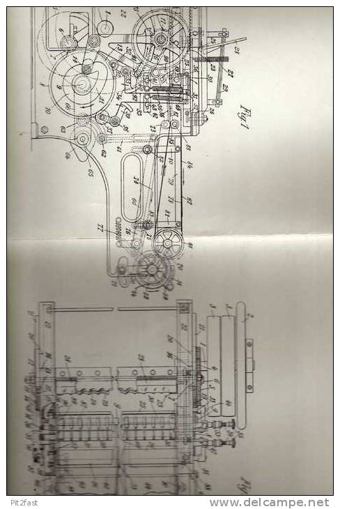 Original Patentschrift - A. Courtine & Cie In Maison - Alfort , 1912 , Maschine Für Nudeln !!! - Máquinas