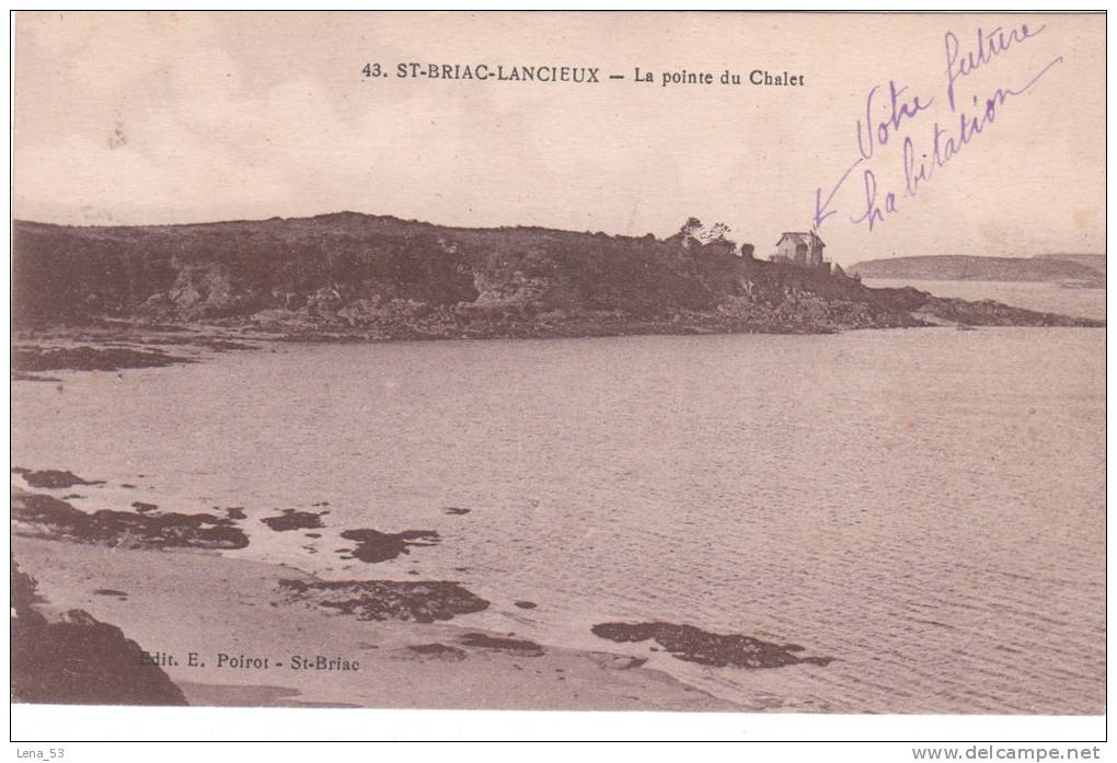 43   -   SAINT-BRIAC-LANCIEUX   -  La Pointe Du Chalet - Lancieux