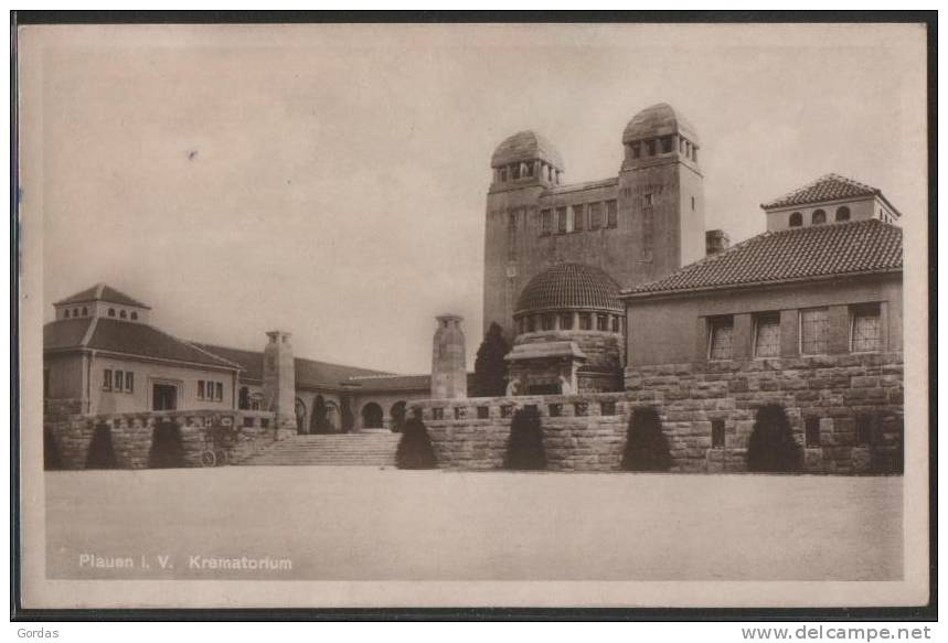 Germany - Plauen I. V. - Krematorium - Plauen