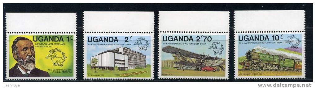 OUGANDA - N° 254 À 257 ** - UPU - SUP - Uganda (1962-...)