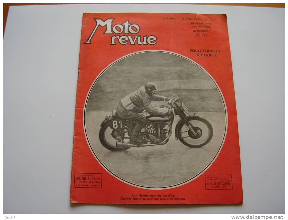 Moto Revue 1028 De 1951 : Polycylindres En Course . Equilibrage Du Moteur . Frères Nougier . Montlhéry . - Moto