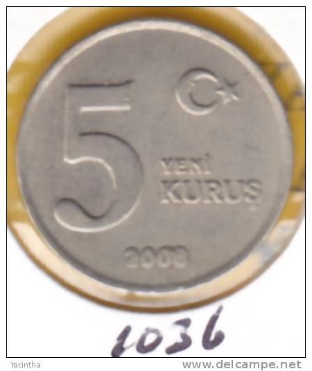 @Y@  Turkije  5  Kurus  2006   (1036) - Türkei