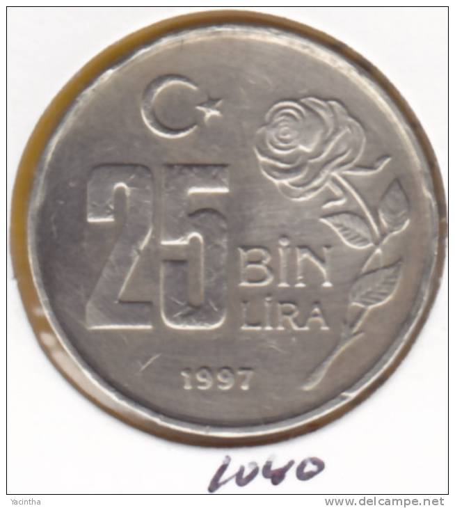 @Y@  Turkije  25 Bin Lira  1997   (1040) - Turchia