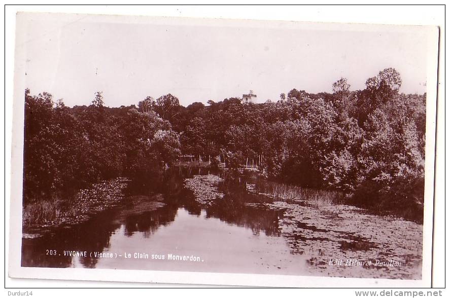 VIVONNE   (Vienne )  Le Clain Sous Monverdon - Vivonne