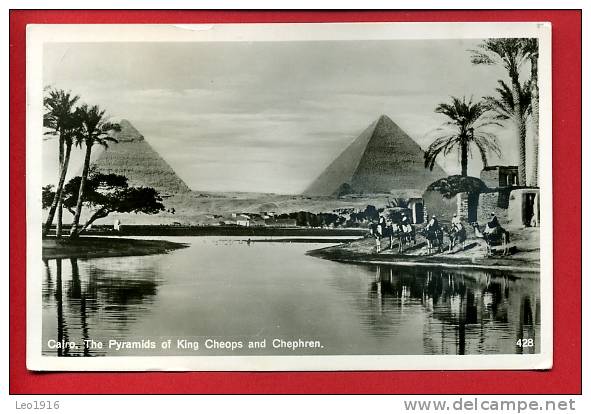 CPA Egypte   Le Caire Pyramides   Cairo - The Pyramids Of King Cheops And Chephren - Gizeh