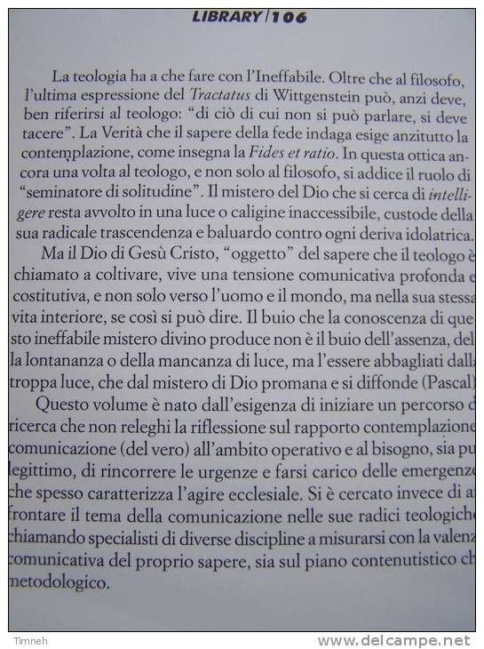 Teologia E Comunicazione - Claudio GIULIODORI - Giuseppe LORIZIO - 2001 SAN PAOLO - Religione