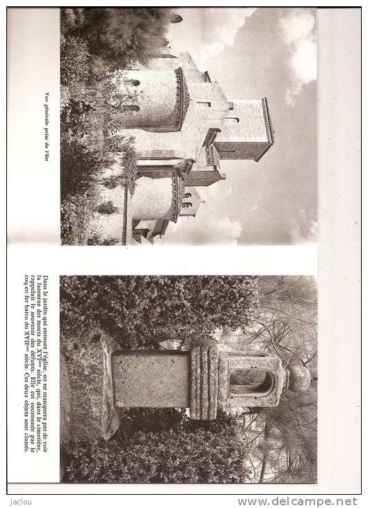 BASILIQUE DE GERMIGNY DES PRES LOIRET ,CLICHES,HISTOIRE ET STATUE  REF 25646 - Centre - Val De Loire