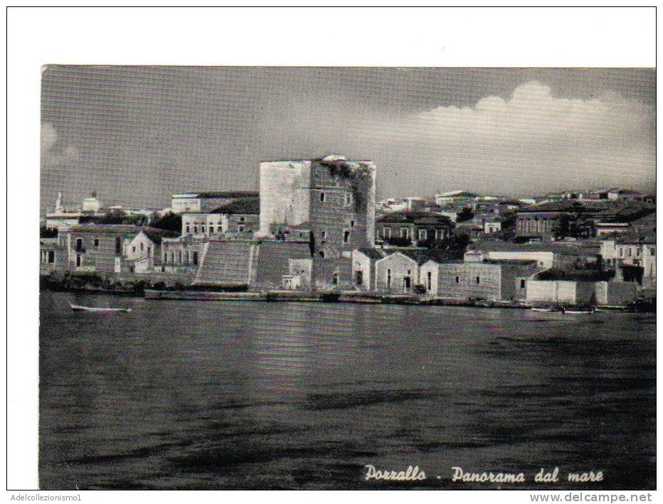 64304)cartolina Illustratoria Pozzallo -  Panorama Dal Mare - Ragusa