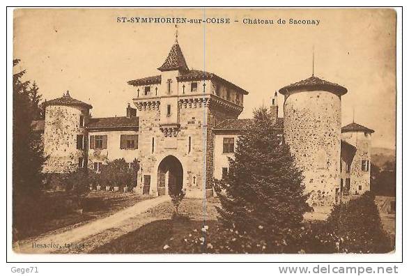 Saint Symphorien Sur Coise - Chateau De Saconay - Saint-Symphorien-sur-Coise