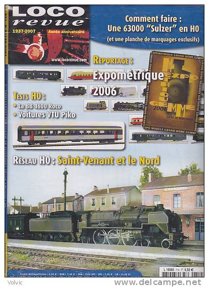 - Loco Revue Janvier 2007 - N° 714 - Neuf - - Francés