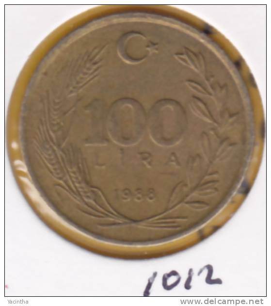 @Y@    Turkije  100  Lira  1988    (1012) - Turkey