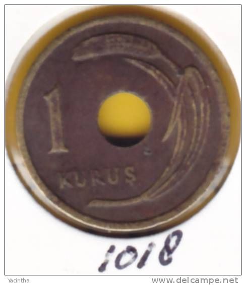 @Y@    Turkije  1 Kurus 1951    (1018) - Turquie